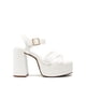 thumbnail image 2 of Sandalia DREAM PAIRS SDHS2330W Blanca con Plataforma y Tacones Gruesos, 2 of 7