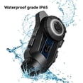 thumbnail image 2 of S3 Plus - Intercomunicador con Bluetooth para Casco de Motocicleta, Grabadora de Video 2K, Cámara de Tablero DVR, Compatible con para 6 Personas, y Negro, 2 of 6
