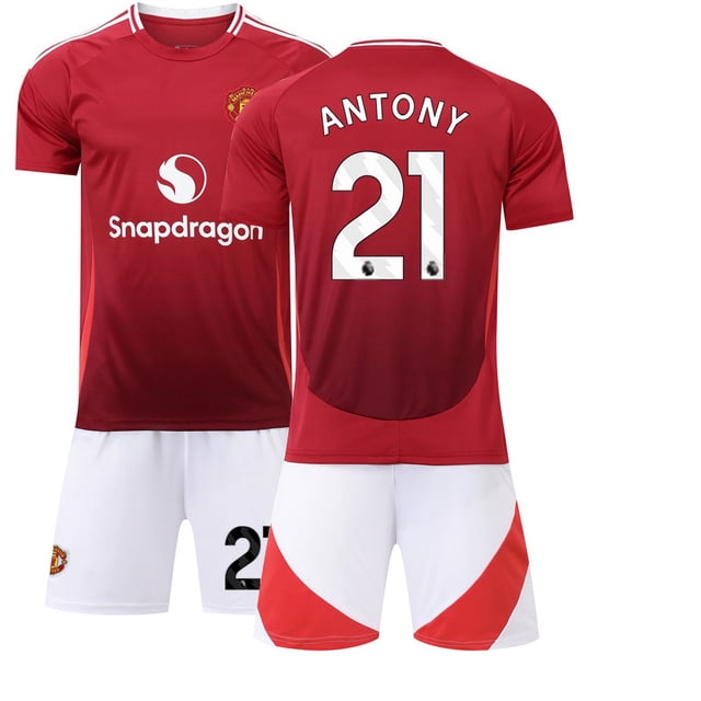 2024 Mens Kids MOUNT 7# RASHFORD 10# ANTONY21# SANCHO 25# Football Soccer Jersey