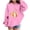 Pink, variant on DJDLJWCJ Girls Halloween Hoodie Solid Color Casual Print Pullover Loose Fit Sweatshirt Pink Size 3T