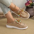 thumbnail image 2 of YOUYEDIAN Mules for Women Fashion Lace-up Round Toe Casual Platform Soft Warm Backless Flats Versatile Comfortable Walking Shoes, 2 of 5