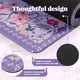 thumbnail image 3 of Mouse Pad iCasso - Alfombrilla de escritorio (tamaño grande, 90 x 40 cm), diseño floral, color morado, 3 of 7