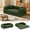Green, variant on HOMIER Convertible Sleeper Sofa Bed with Cylindrical Pillow, Corduroy Folding Mattress Couch with Fixed-Shape Frame, Floor Sofa Lounge Couch for Living Room Bedroom Lounge Studio, Green