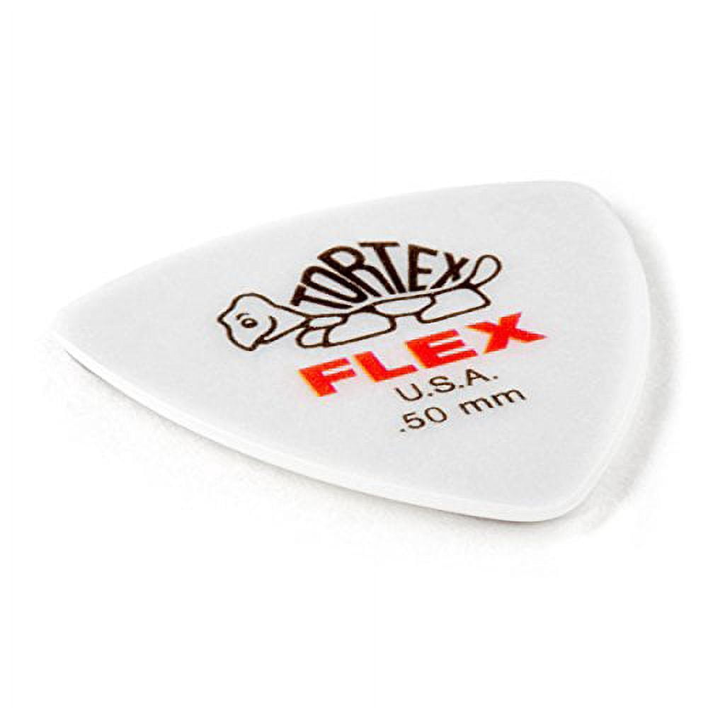 Dunlop 456 Tortex Flex Triangle Guitar Picks - 72 Pack - .50mm