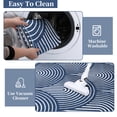thumbnail image 6 of HOMERRY Area Rugs 9' x 12' for Living Room Washable Navy Blue Lines Print Rug Contemporary Abstract Soft Foldable Thin Floor Cover for Bedroom, 6 of 7