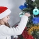 thumbnail image 3 of Adornos navideños, 30 adornos para árboles de Navidad de 3 cm, adornos de bolas de Navidad colgantes irrompibles, regalos de decoración de bodas para fiestas familiares (verde) Fason WLJ-2292, 3 of 5