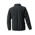 thumbnail image 6 of Wyobmus Men's Winter Jacket Plain Fleece Lined Thick Work Padded Jacket Warm Cargo Jackets Black, 6 of 8