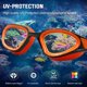 thumbnail image 5 of Gafas de natación para adultos, lentes de natación de alta definición, impermeables, a prueba de niebla, con montura grande, 5 of 5