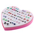 thumbnail image 2 of 36 Pares de de Moda para Mujeres, Niñas, , Pernos , 5 (de aleación y ) Salvador Pendientes del perno prisionero Joyería, 2 of 7