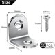 thumbnail image 4 of 50PCS L Brackets Corner Brace, Heavy Duty Small Brackets, 4 of 5