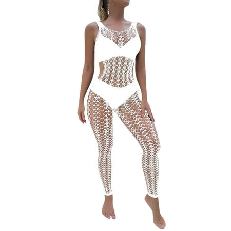 FhsagQ Lingerie pour Femmes Lingerie pour Femmes Vêtements de Nuit Tenue de Nuit Justaucorps Bas Justaucorps Lingerie Transparente Ensembles de Lingerie pour Femmes avec Bas-Collants Lingerie pour Femmes Robe Blanc Taille Unique