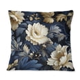 thumbnail image 3 of Designart "Splendid Victorian Damask VI" Floral Printed Throw Pillow, 3 of 5