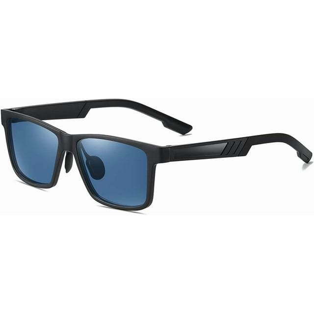 Lunettes de Soleil Polarisées pour Hommes pour Cyclisme en Plein Air Conduite Rue Plage (Couleur : D, Taille : Medium)