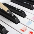 thumbnail image 3 of UDIYO 37/49/54/61/88 Key Transparent Detachable Music Decal Piano Keyboard Sticker, 3 of 5