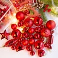 thumbnail image 2 of Bearachild 30 pack/lote decoraciones para árboles de Navidad juego de adornos versátiles para una impresionante exhibición de árboles de Kits de decoración para fiestas rojo, 2 of 6