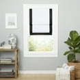 thumbnail image 2 of Exclusive Home Frontera 100% Blackout Roman Shade, 31"x64", White/Black, 2 of 3