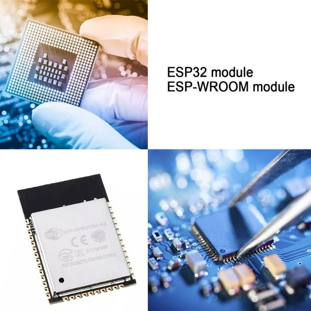 JUST BUY IT ESP32 ESP32-S Wireless Module From ESP-WROOM-32 With 32 Mbits Of PSRAM IPEX / ESP-32S With 4MB black+white - Walmart.com