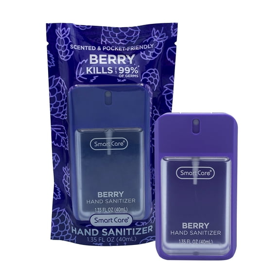Smart Care Scented Hand Sanitizer Spray, Berry, 1.35 fl oz