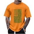 thumbnail image 1 of Pantalones de Sudadera para Hombres Cortos Impresión de Moda Casual Cuello Redondo Suéter Camiseta de Manga Corta con Pantalones Cortos de Carga para Hombre, 1 of 4