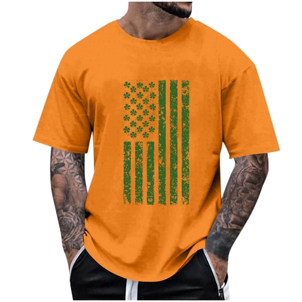 Tops para hombre, blusas y camisas de manga corta con cuello redondo para hombre, camisetas casuales con estampado de moda para hombre, blusa de manga corta, blusa de poliéster para hombre.