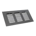 thumbnail image 1 of Grille Rectangle Shape Aluminum Alloy Wall Ventilation Cover for Cabinet Wardrobe Cupboard , 80x600mm, 1 of 8