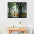 thumbnail image 2 of Nawypu  Aesthetic Poster Loneliness Canvas Prints Trees Wall Art For Home Office Decorations Unframed 12"x8", 2 of 4