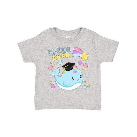

Inktastic Pre-school Grad Cute Narwhal with Stars Boys or Girls Toddler T-Shirt
