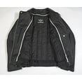 thumbnail image 4 of True Element Women's Premium Braided Motorcycle Leather Jacket (Black, Size XS), 4 of 7