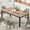 Retro color, variant on 78.7" Industrial Dining Table for 8 – Sturdy Metal Legs Kitchen Table for Dining Room, Home Office and Living Room
