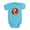 Turquoise, variant on CafePress - Noel Turtle - Cute Infant Bodysuit Baby Romper - Size Newborn - 24 Months