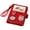 Red, variant on Detachable Paper Scrapbook Notepads Logbooks Notebook For Vacation And Souvenirs Stamps Collection Travel Diary