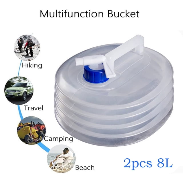 Dvkptbk The Bags Sacs d'Eau Pliables Seau d'Eau Extérieur Conteneur de Stockage d'Eau Camping & Randonnée