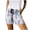 Blue, variant on Bike Shorts Women Comfy Tie-Dye Drawstring Elastic Waist Pockets Skorts for Woman,Blue,S