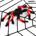 thumbnail image 3 of Ameesi Imitación Araña Plegable Barra Decoración Pelusa Halloween Spider Web Para Exteriores, 3 of 4