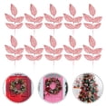 thumbnail image 2 of 10pcs Navidad Hojas simuladas Decorativas Hojas artificiales Adornos de fiesta, 2 of 7