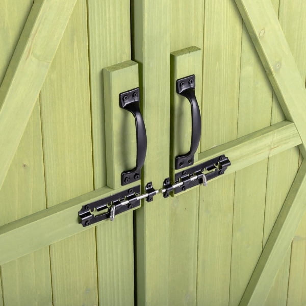 Fir Wood Shed Garden Storage Shed Green