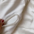 thumbnail image 2 of Bolsa de hombro de cesta pequeña con cordón de cadena de perlas de encaje tejido de ratán Retro para mujer Tmvgtek Para Estrenar, 2 of 9