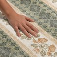 thumbnail image 3 of Addison Rugs Mayfield Premium Machine Washable Transitional Stripes Sage Rectangle Rug, 3' x 5', 3 of 8