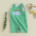 thumbnail image 6 of Red Romper Newborn Unisex Newborn Baby Boy Girl Summer Clothes Sleeveless Bubble Romper Jumpsuit Overall Shorts Infant Clothing One-piece Coverall and Layette Set, 6 of 8