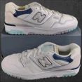 thumbnail image 1 of New Balance 550 Sneaker Men’s 12 White Grey Shoe BB550WCA, 1 of 6