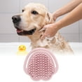 thumbnail image 2 of Unique Bargains 1 Pc Durable Round Head Pet Grooming Bath for Dog for Cat 3.54"x3.54"x0.79" Pink, 2 of 6