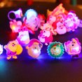 thumbnail image 3 of Anillo luminoso LED navideño 2024, creativo esqueleto fantasma que brilla en la oscuridad, anillo de dedo, luces de juguete, joyería de Halloween, regalos de fiesta, 3 of 6