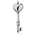 thumbnail image 2 of Colgante del tenedor de de joyería de cremación del de doméstico o persona Zulema Corazón Llave Puerta cremación colgante, 2 of 6