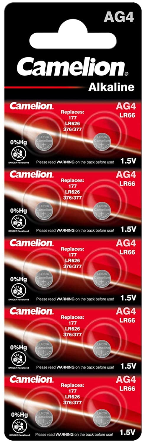 Camelion Premium Alkaline Ag 4 / Lr626 / 377/177 Batteries