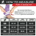 thumbnail image 6 of Sleeve Stars Ankle Brace for Sprained Ankle, Ankle Support for Women & Men, Single, Light Purple, 6 of 11