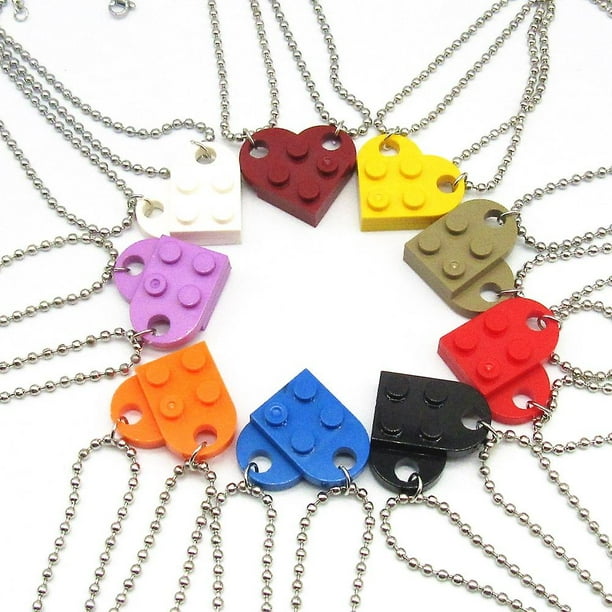 Lego necklace cheap heart walmart