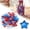 A, variant on Patriotic Red White Blue Star Acrylic Crystals Gems Table Scatter Vase Filler for 4th of July Independence Day Memorial Day Birthday DIY Crafts Home Party Decorations,500g