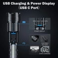 thumbnail image 3 of 2 Pack 990000000Lumen Super Bright LED Flashlight Tactical Rechargeable Work Lights, 3 of 11