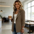 thumbnail image 7 of Jackets for Women Solid Color Spring Autumn Casual Button Down Long Sleeved Windbreaker Coat Fall Winter Track Jackets with Pockets 2026 Fall Coat Tops, 7 of 7