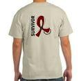 thumbnail image 2 of CafePress - Throat Cancer Survivor 12 Light T Shirt - Men's Classic Graphic T-Shirt, 2 of 4